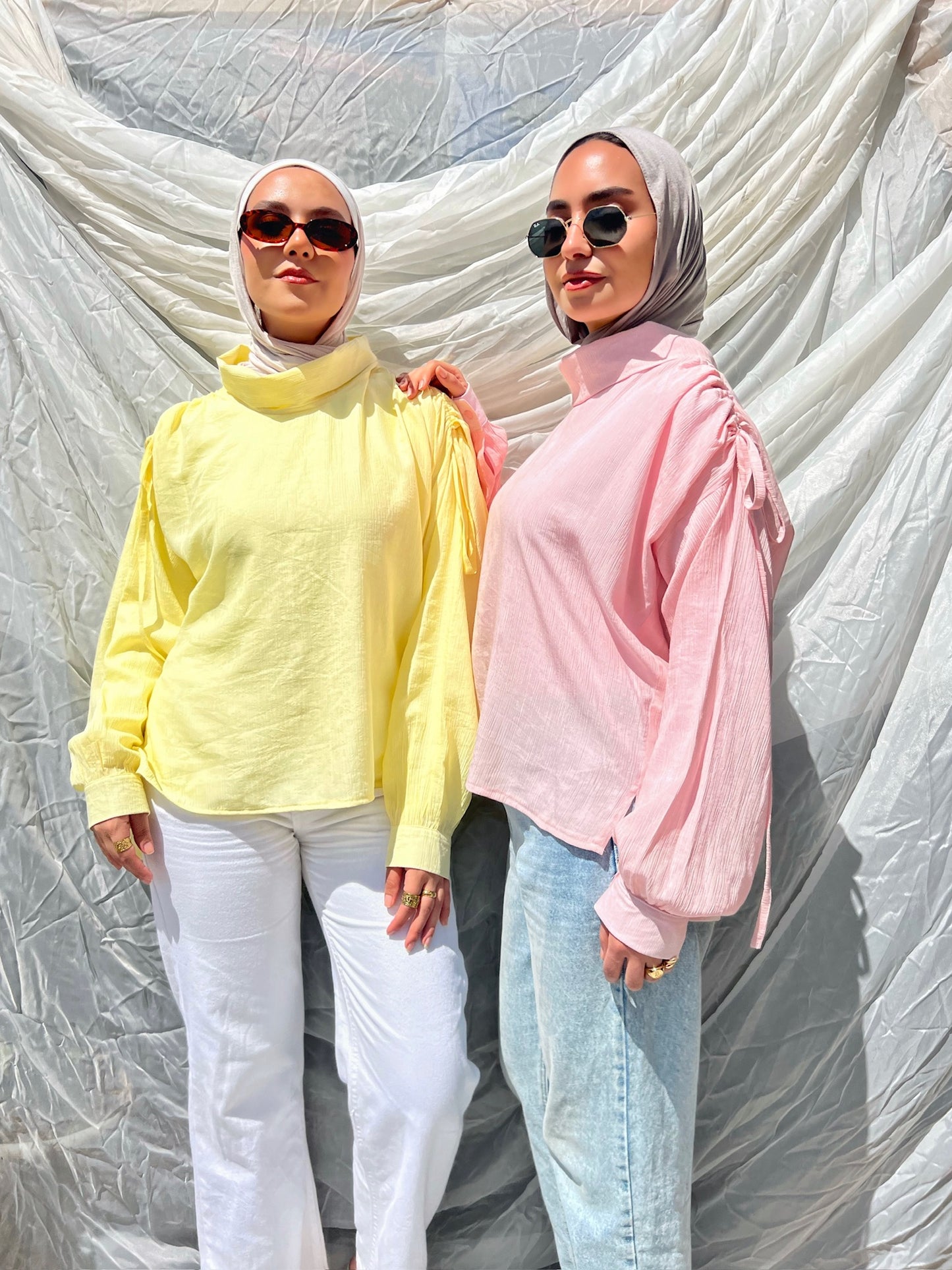 Luna Pleats Blouse