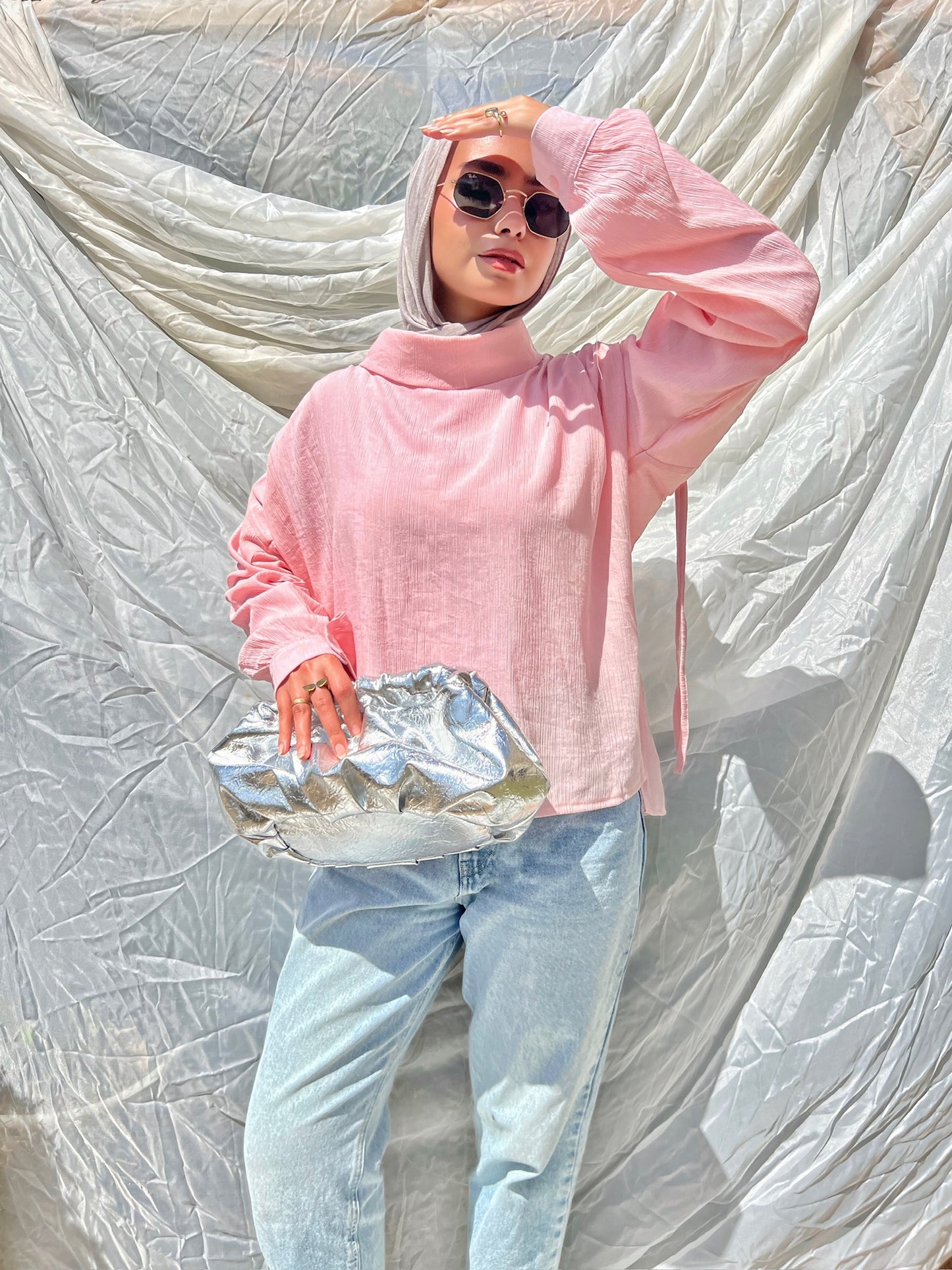 Luna Pleats Blouse